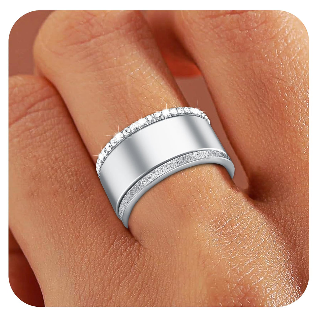 2-Pack Stackable Bands for Oura Ring 5/Ring 4/Ring 4 Ceramic/Gen 3 Stack