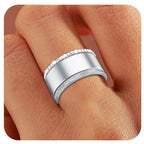 2-Pack Stackable Bands for Oura Ring 5/Ring 4/Ring 4 Ceramic/Gen 3 Stack