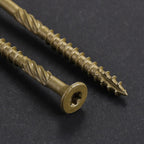 Wensilon #10 * 3" Deck Screws, (1030pcs) 15 lbs.Exterior Wood Screws, Rust Resistant epoxy Coated, Bronze, T25 Star Bit