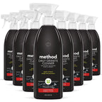 Method Daily Granite Cleaner Spray, Apple Orchard, Cleaning Agent for Granite, Marble, and Other Sealed Stone, 28 fl oz Spray Bottles (Pack of 8)