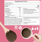 Suiyilary 10 Mushroom Hot Cocoa, 1500mg Collagen, 80mcg Biotin, Sugar Free Keto Cocoa Powder, for Healthy Hair, Skin and Nails, 15 Servings