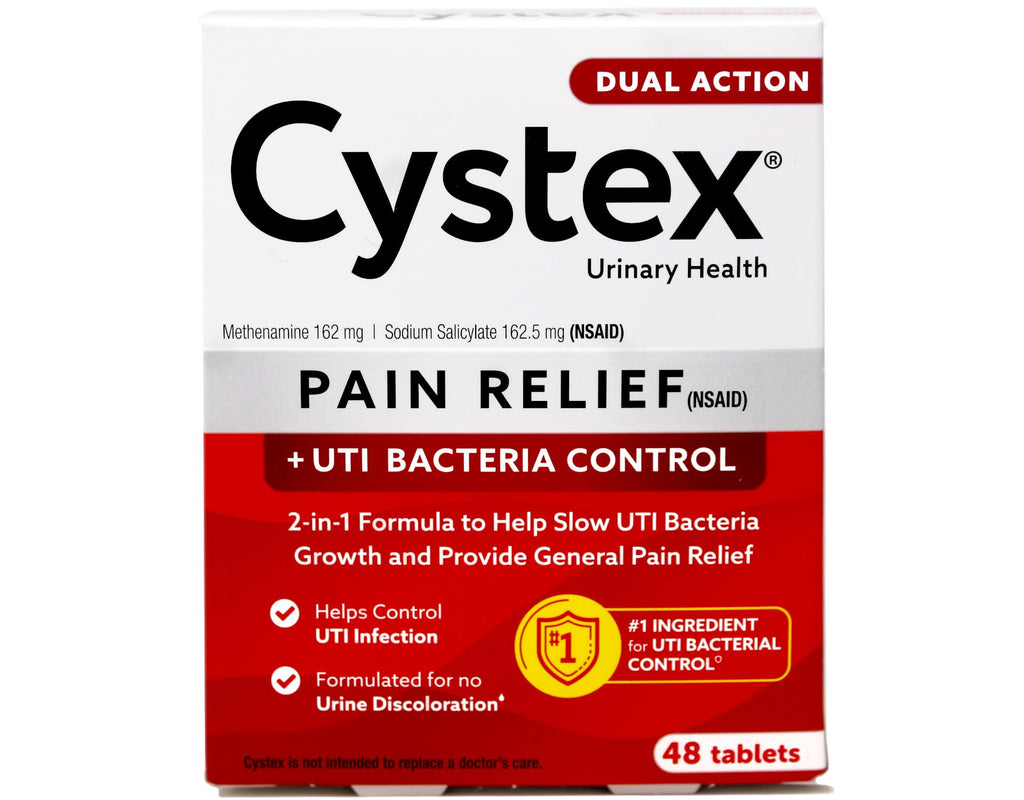 Cystex Plus Urinary Pain Relief Tablets 48 Tablets