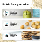 Complement Vegan Unflavored Protein Powder - Organic Protein Low Carb, Low Calorie, Sugar Free, Soy Free, Non-GMO, Gluten Free - 15g Yellow Pea, Pumpkin Seed Plant-Based Protein (15 Servings)