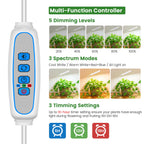 Wolezek Small Grow Lights for Indoor Plants with Base, Full Spectrum