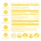 novomins Creatine Monohydrate Gummies for Men & Women, Chewables Creatine Monohydrate for Muscle Strength, Muscle Builder, Energy Boost, Pre-Workout Supplement(90 Count)-Pineapple Flavor.
