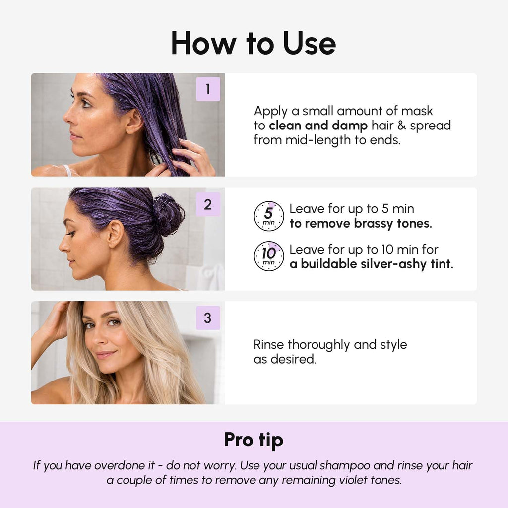 MAREE Purple Deep Conditioning Hair Mask for Damaged Hair & Blonde Toner
