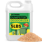 5lbs Trash Can Deodorizer & Liquid Absorber – Odor Absorbing Granules for Trash Cans, Kitchen Bins & Outdoor Dumpsters – Plant-Based Garbage Deodorizer for Fresher-Smelling Bins