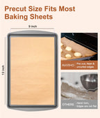 300 Count Parchment Paper Baking Sheets, 9 x 13 Inch, Precut Non-Stick Unbleached Baking Paper Liners for Oven, Grill, Air Fryer, Steaming, Multipurpose for Bread, Cupcakes, Cookies and More