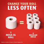 Charmin Ultra Strong Toilet Paper, 6 Mega = 24 Regular Rolls, 2-Ply, White