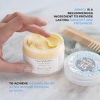 Arnica 35 – Arnica Cream Refreshing Effect, 250 ml, with 35% Organic Extracts, Provides Relief to Muscles, Joints, Neck, and Back, Massage Cream with Peppermint and Eucalyptus, Made in Italy
