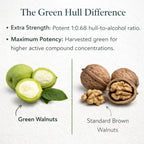 Original Green Black Walnut Hull Tincture (Extra Strength) by Dr. Hulda Clark, 4 oz