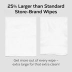 Nolla Flushable Wipes Bulk Pack - 100% Plant-Based and Biodegradable - Soft, Unscented + Soothing Aloe and Vitamin E - For Adults and Kids 2,400 Count (40 Packs of 60)