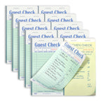 FMP Brands Double Part Guest Check for Servers, Server Note Pads 500 Sheets (10 Pads), Server Books for Waitress with Carbon Copies, Guest Check 2 Part Carbonless, Receipt Book with Carbon Copies