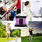 VENUZOR Waist Trainer Belt for Women - Waist Cincher Trimmer - Slimming Body Shaper Belt - Sport Girdle Belt (UP Graded)(Purple,Medium)