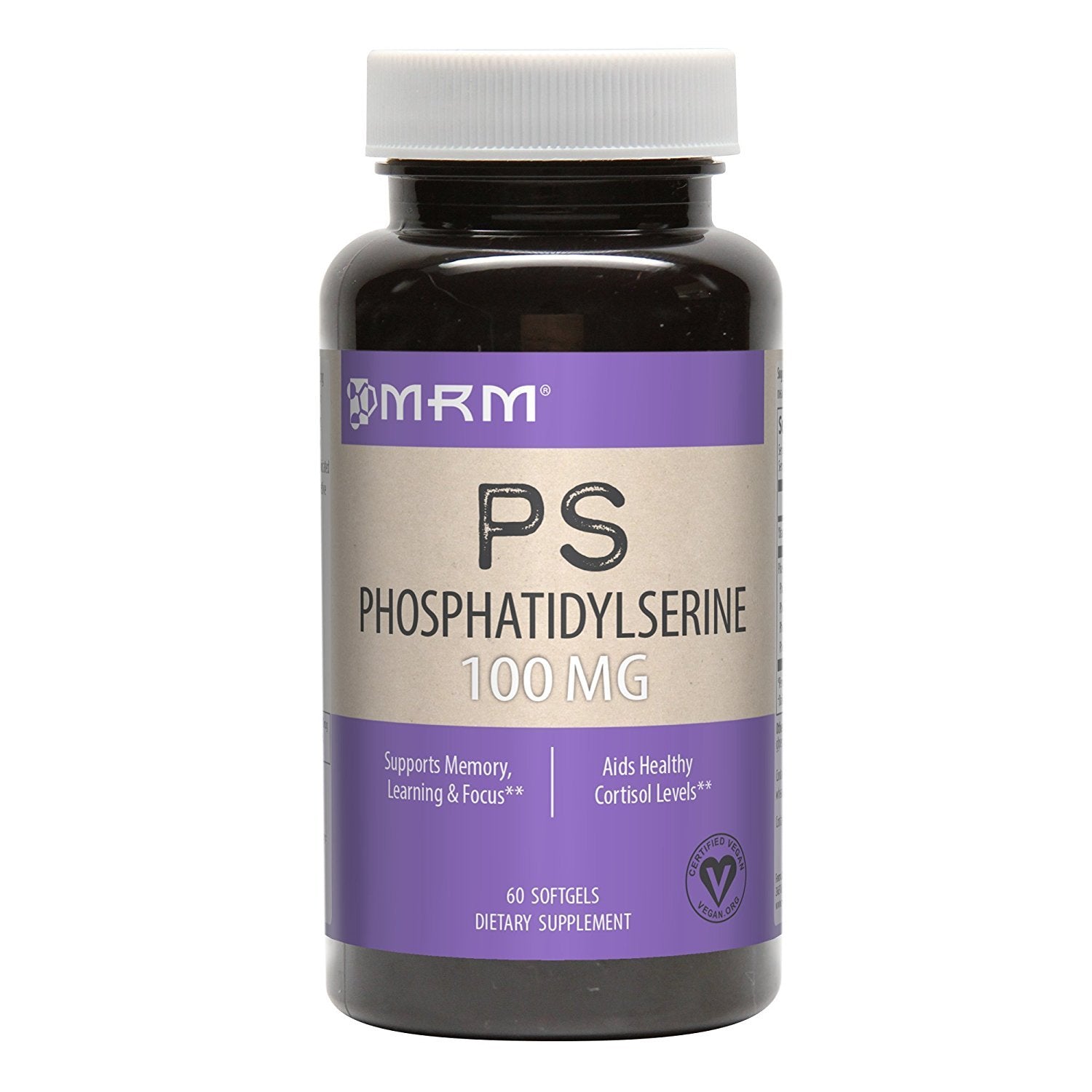 MRM Nutrition PS 10mg - Phosphatidylserine Supplement - 60 Servings