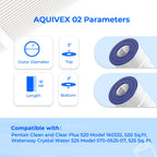 AQUIVEX CCP520 Pool Filter Cartridges 4 Pack, Compatible with Pentair Clean & Clear Plus 520, 160332, R173578, 178585, Pleatco PCC130, PCC130-PAK4, Filbur FC-1978, Unicel C-7472, Waterway 817-0131