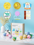 Momcozy 14-Pack Animal Bath Bombs with Essential Oil, Ideal Christmas Gift for Happy Educational & Fun Bath Time, Bath Bombs Kit with 7 Cute Animal Shapes, Ideal Gifts for Kids Girls Boys Toddler