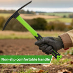 NAUKII 15inch Gardening Pick Durable and Comfortable Handle Garden Tool for Flower Work