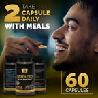 SEMAPRO - Extreme Semen Volumizer and Male Energy Formula - All Natural Endurance, Stamina & Semen Health - 60 caps (1 Month Supply)
