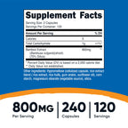 Nutricost Bamboo Extract, 400 mg, 240 Capsules - Vegan, Gluten Free and Non-GMO - 120 Servings with 800 mg
