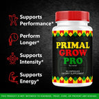 (2 Pack) Primal Grow Pro for Men - Official Primal Grow Pro Advanced Formula Premium Supplement Pills for Men - Maximum Strength, Natural Support Overall Health & Wellness, 120 Capsules for 2 Months