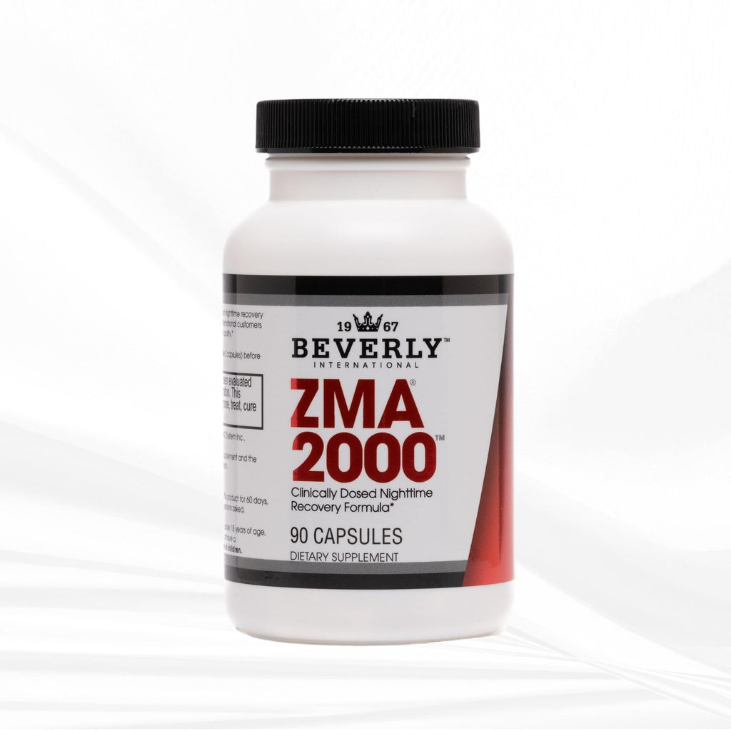 Beverly International ZMA 2000, 90 Capsules. BI’s Formulation is Designed to Improve Muscle Strength, Endurance, Immune System Support and Recovery Post Training. Zinc Magnesium Aspartate + Vitamin B6