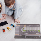 1:64 Model Building Background for Diecast Car Parking Lot Display, C