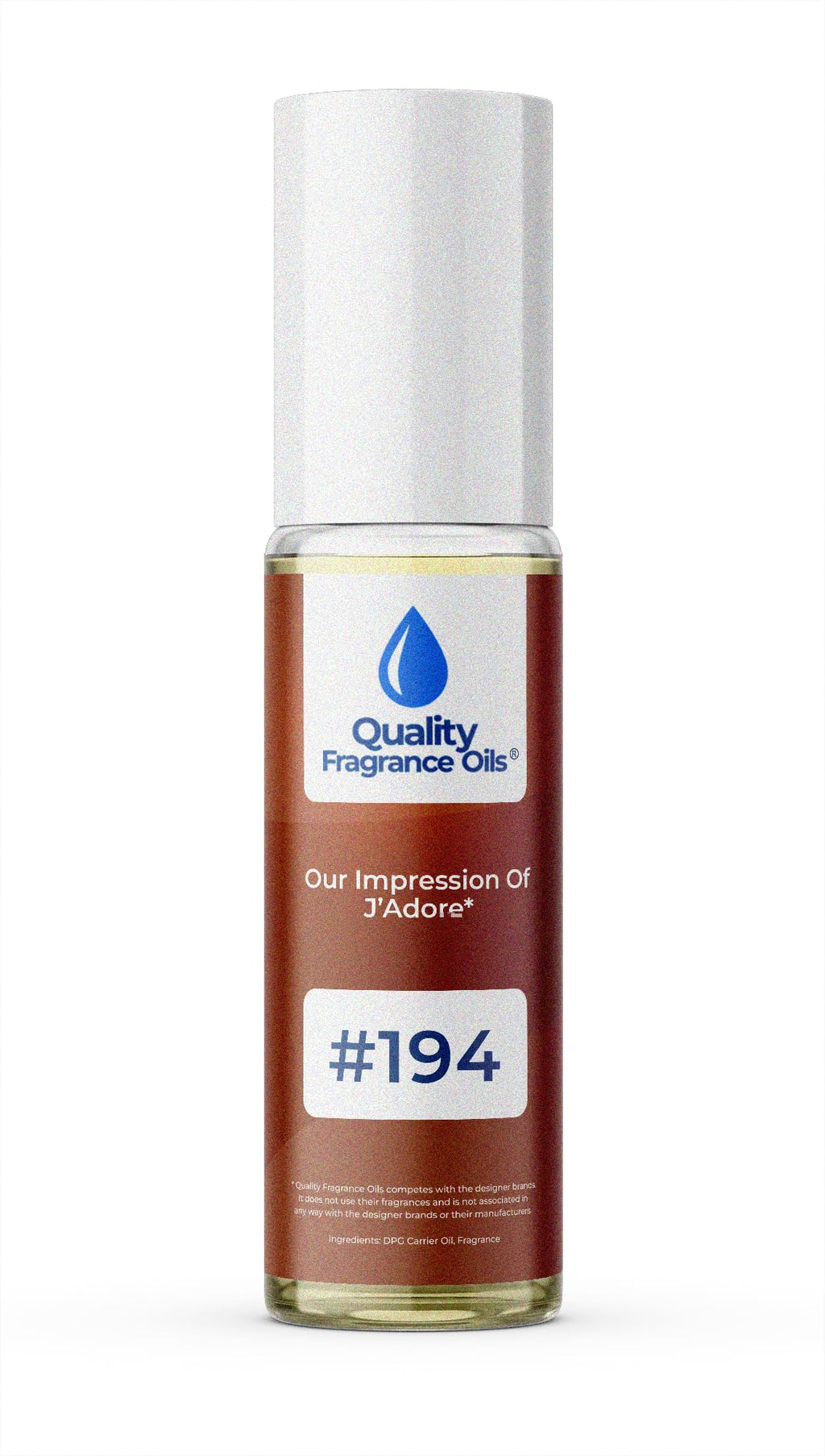 Quality Fragrance Oils' �� Adore Impression #194 | Long-Lasting Perfume Oil, Alcohol-Free, Strong Scent, 10ml Roll-On | Affordable Alternative to Designer Fragrances