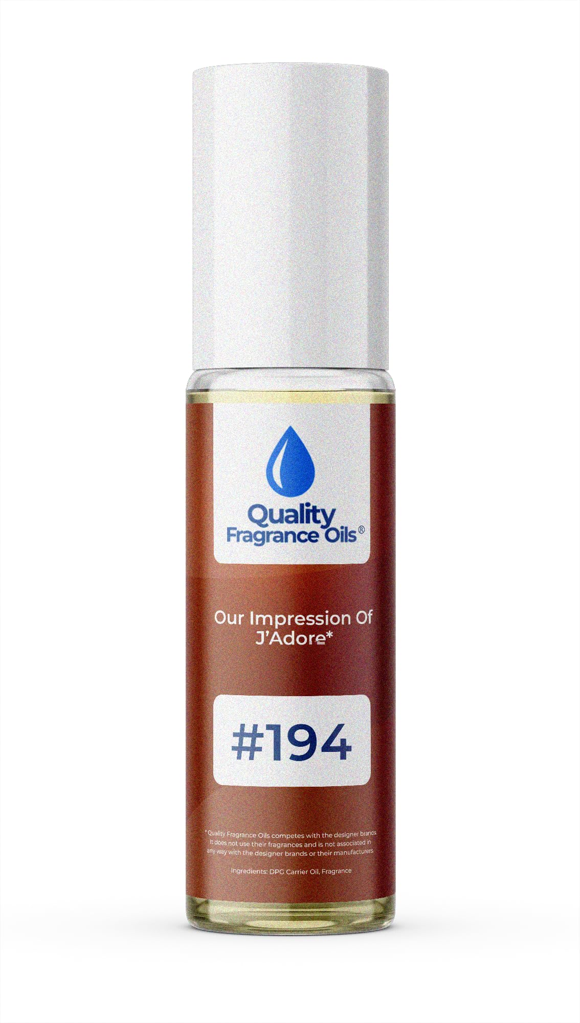 Quality Fragrance Oils' �� Adore Impression #194 | Long-Lasting Perfume Oil, Alcohol-Free, Strong Scent, 10ml Roll-On | Affordable Alternative to Designer Fragrances