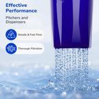 Fil-Fresh 3-Pack PURWater Filter Replacement, PURPlus Water Pitchers and Dispensers, Replace PPF900Z, NSF Certified, Advanced Version