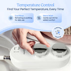 CLEAR REAR Bidet Attachment for Toilet Seat -Non-Electric with Self Cleaning Nozzles, Leak Proof Connectors, Adjustable Water Spray, Rear & Feminine Wash - Toilet Bidet Upgrades (Cold & Warm Water)
