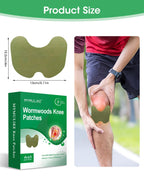 MYMULIKE 60PCS Knee Patches, Herbal Knee Patch, Warming Herbal Patches for Knee Patch Paste Long Lasting Reduction of Joint Uncomfortable