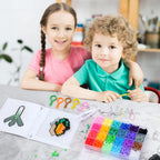 Quefe 24 Colors 5200pcs 5mm Fuse Beads Kit for Kids
