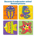 Skillmatics Foam Sticker Art Activity - Under The Ocean, Mess-Free Fun for Kids, 800+ 3D Foam Stickers, DIY Felt Craft Kits, Gifts for Girls & Boys Ages 3, 4, 5, 6, 7