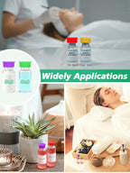 10ml & 30ml Vial Caps, Silicone Peptide Vial Covers, 35 Pack, 7 Colors