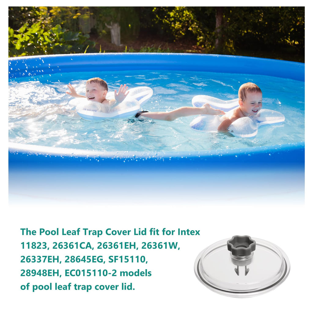 Sand Filter Pump Replacement Parts, SF15110 Pool Leaf Trap Cover Lid, Valve&O-Ring, Fits Intex 12 Inch Sand Filter Pumps, Replacement for Intex SF15110, 11823, SF80110-2, SF80110-1, ECO15110-2 Models