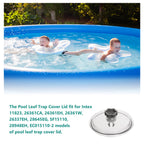 Sand Filter Pump Replacement Parts, SF15110 Pool Leaf Trap Cover Lid, Valve&O-Ring, Fits Intex 12 Inch Sand Filter Pumps, Replacement for Intex SF15110, 11823, SF80110-2, SF80110-1, ECO15110-2 Models