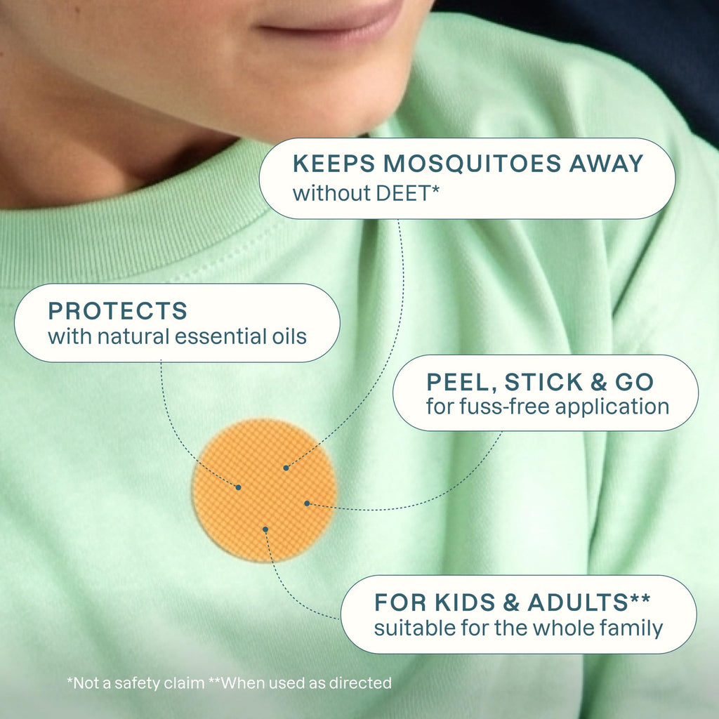 Cliganic Mosquito Repellent Bracelet Stickers Pack for Kids & Adults Multi Color, Natural DEET-Free, Essential Oil Infused 20 Bands with 30 Patches, Citronella Scent