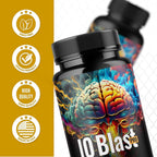Official - IQblast Pro Supplement Capsules, Brain Pills for Memory and Focus, IQblastpro Blaster Premium Clarity Support Advanced Formula Reviews, All Natural Ingredients (3)