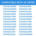 HPUY WE01X24552 Dryer Timer Control Knob Replacement Compatible with GE General Electric Dryer Knob Replacement Models GTD33EASK0WW GTD42EASJ2WW GTD45EASJ2WS GTD42EASJ0WW GTD42GASJ2WW 2PCS