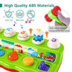 Baby Cause and Effect Pop Up Animal Toys for 1 Year Old Boy Girl with Light