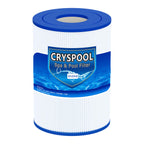 Cryspool® 07018 Filter Compatible with CX250RE, Star-Clear C250, PA25-4, PA25-4/M4, C-7626, FC-1230, 25 Sq. Ft Spa Filter Cartridge, 1 Pack