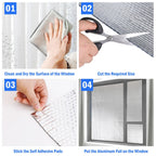 YoleShy Double Reflective Insulation 24 in X 20 FT RV Window Insulation for Summer Heat Reflective Window Film for Roof, Car, Garage Doors