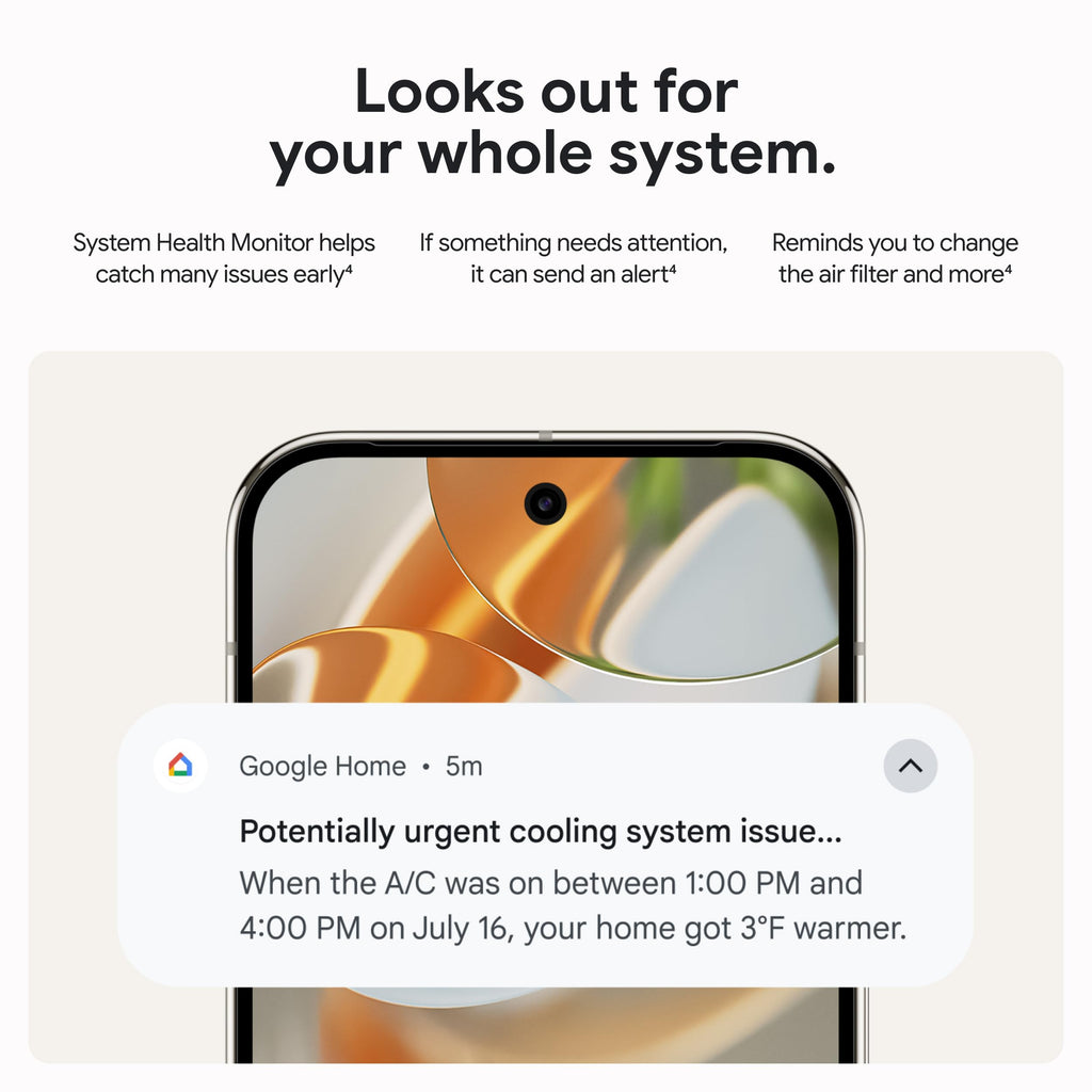 Google Nest Learning Thermostat (4th gen) + Nest Temperature Sensor (2nd gen) - Obsidian