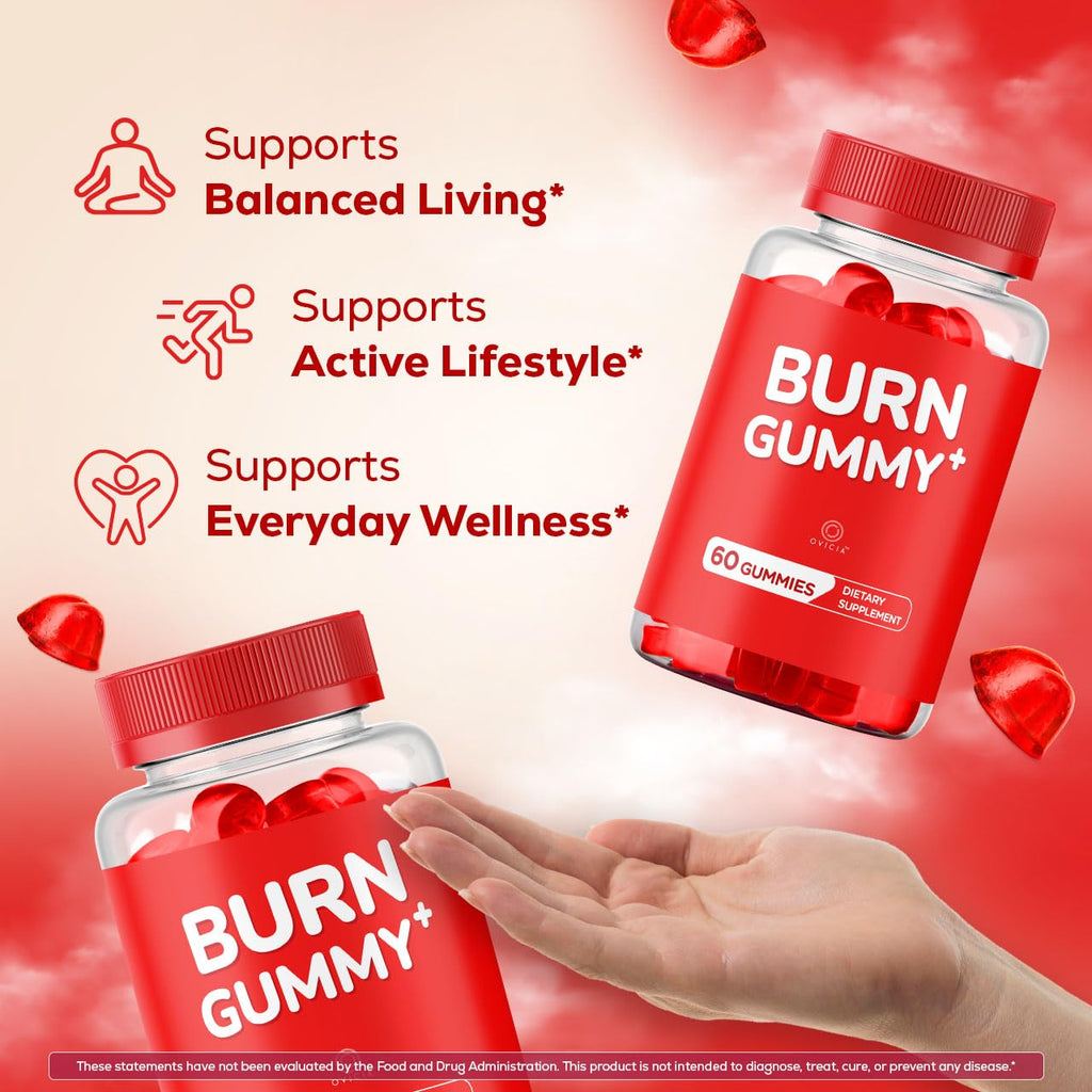 (3 Pack) BurnGummy Gummies - Official BurnGummys Advanced Premium Formula Support Maximum Strength, All Natural Ingredients Vitamins for Overall Health & Wellness Reviews, 180 Gummies for 3 Months