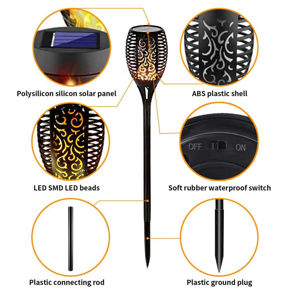 Swingers Solar Lights Outdoor, Halloween Solar Torch Lights