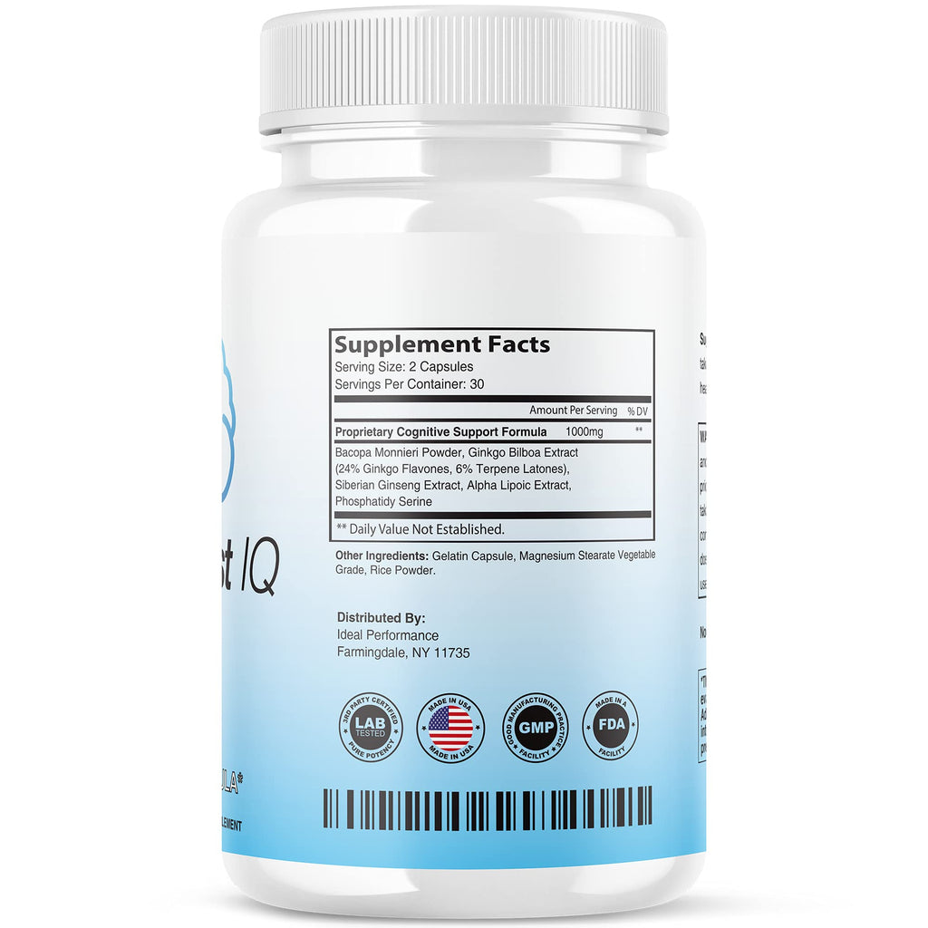 (2 Pack) Neuro Boost IQ Supplement Brain Pills Mind Ben Carson Neurobooster Neuroboostiq (120 Capsules)