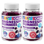 DR. MORITZ Sugar-Free Calm Magnesium Gummies for Kids and Adults - Non-GMO Magnesium Citrate Gummies - Blueberry Flavor - 2-Pack (60 Count)