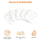 Amazon Basics Male Dog Diapers, Super Absorbent Disposable Wrap with Leak-Proof Protection, Wetness Indicator, Secure Fit, Breathable, Medium, 50 Count