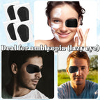 120 Pcs Adhesive Eye Patches, Eye Patches for Adults Pad Disposable Eyepatch Latex Free Adhesive Bandages for Adult(3.3 x 2.3 Inch,Mixed Colors)